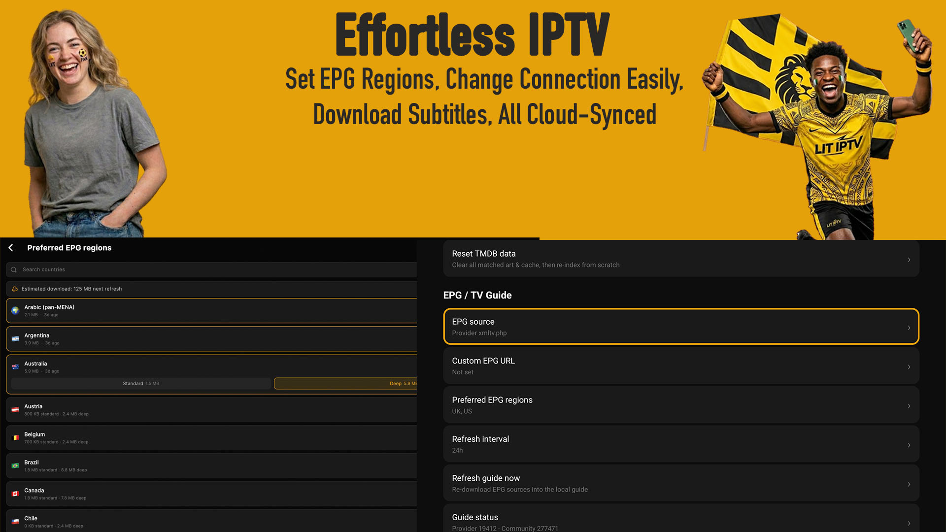 Lit IPTV on Android TV and Firestick